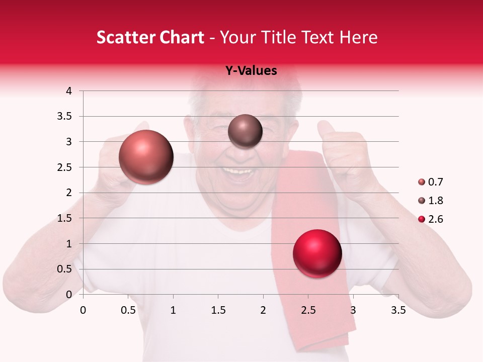 A Man With A Red Scarf Giving A Thumbs Up PowerPoint Template