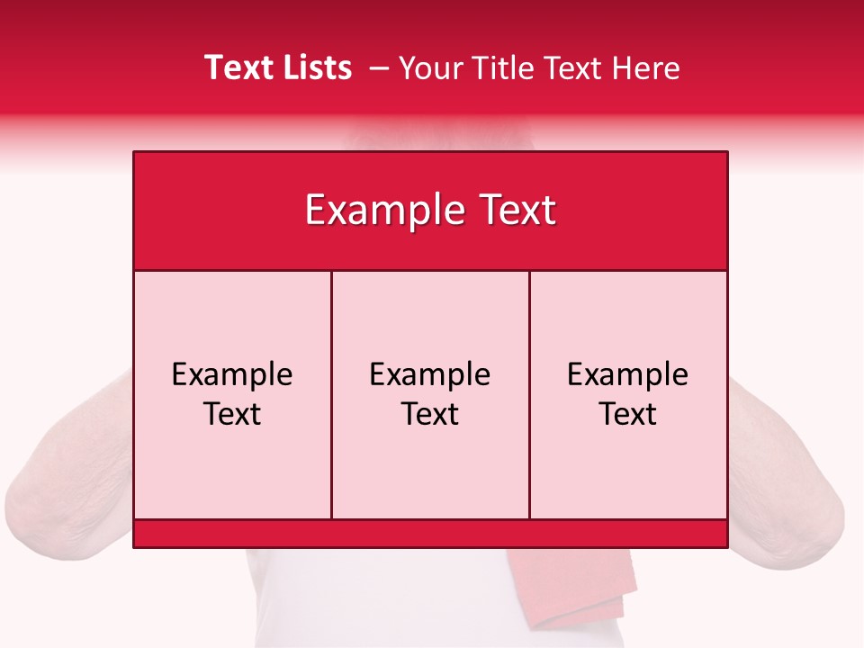 A Man With A Red Scarf Giving A Thumbs Up PowerPoint Template
