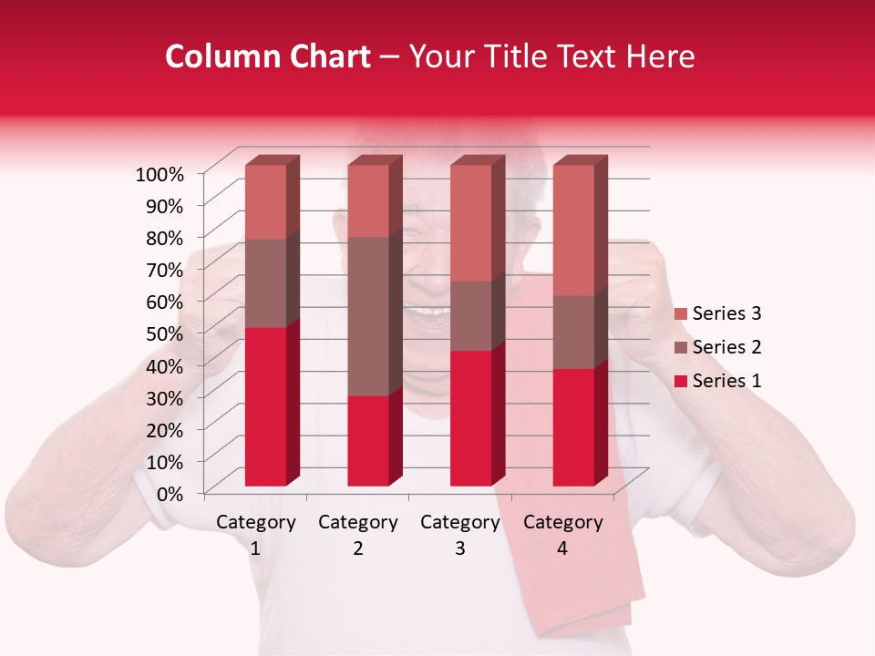 A Man With A Red Scarf Giving A Thumbs Up PowerPoint Template