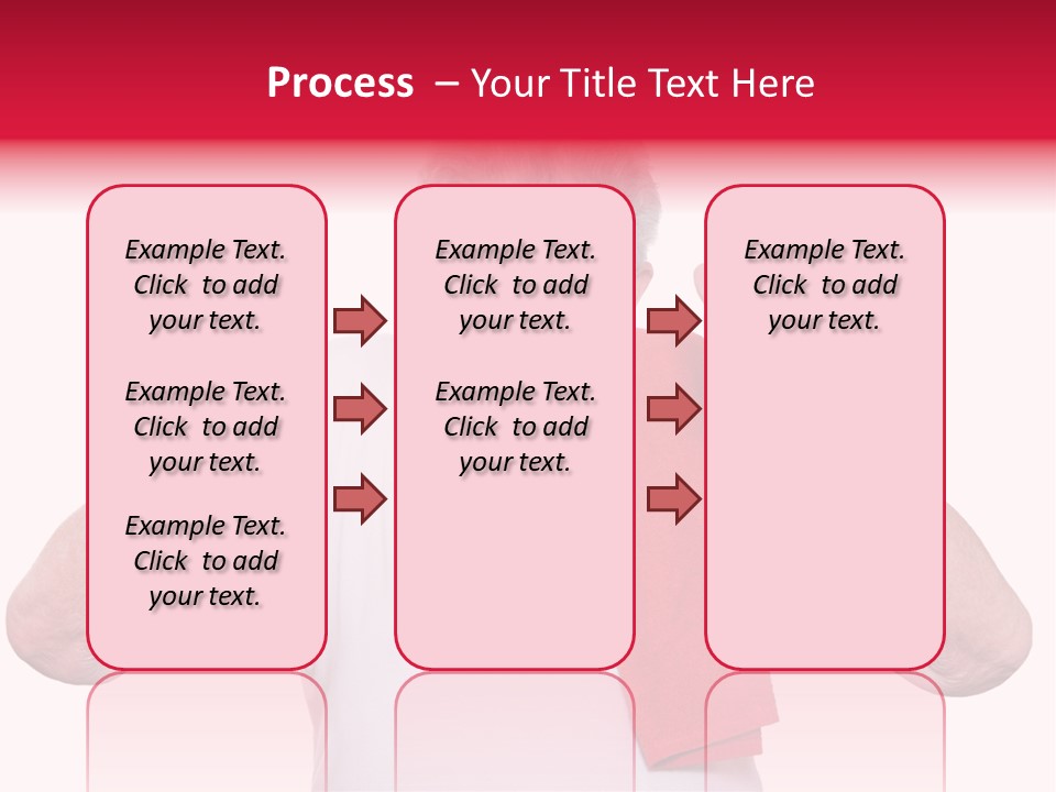 A Man With A Red Scarf Giving A Thumbs Up PowerPoint Template