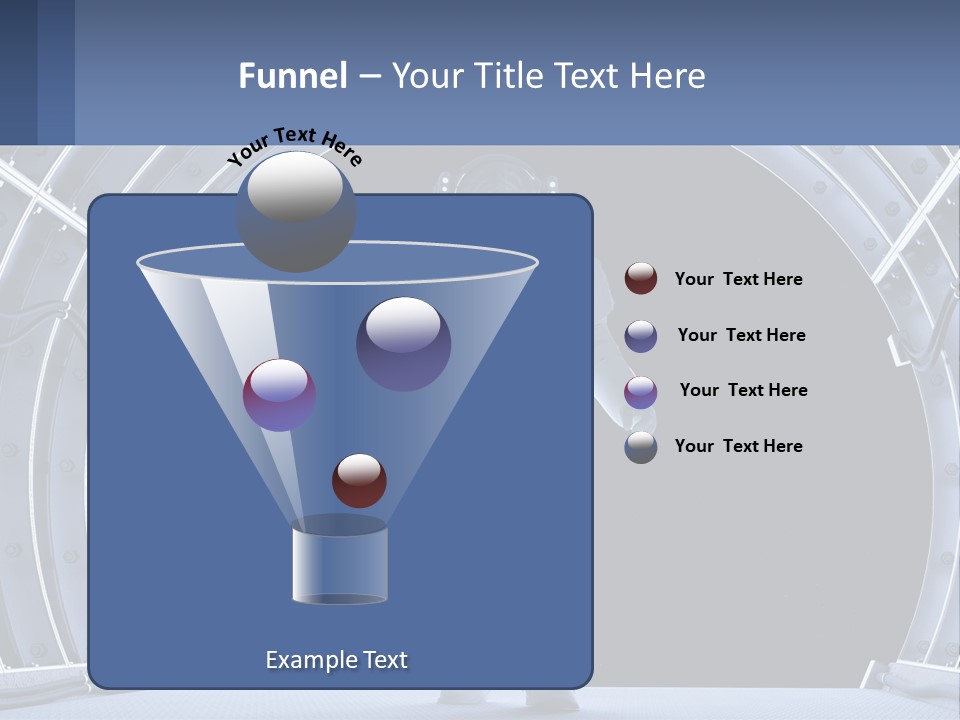 A Man In A Space Suit Is Walking Through A Tunnel PowerPoint Template