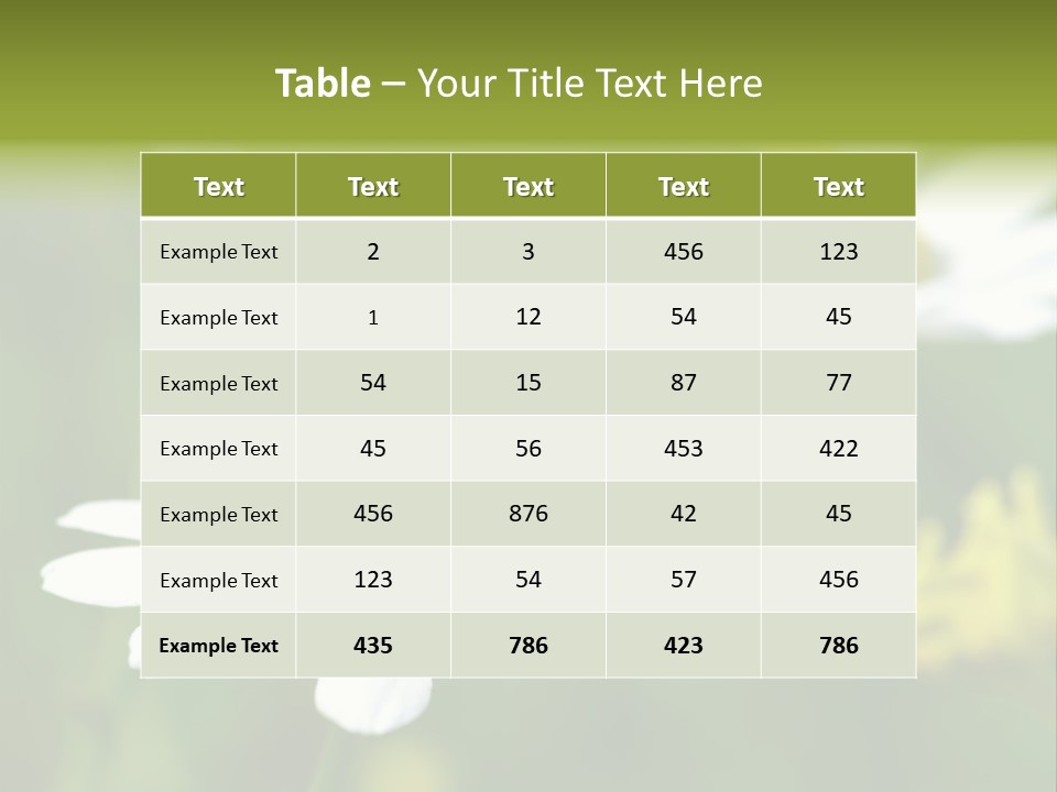 A Bee On A Flower Powerpoint Template PowerPoint Template