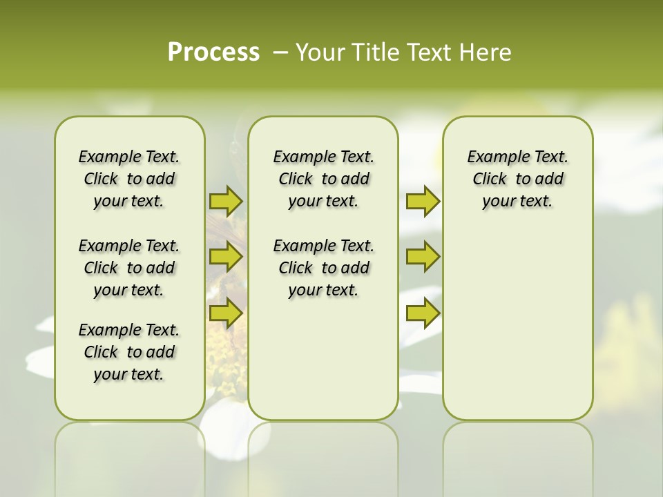 A Bee On A Flower Powerpoint Template PowerPoint Template
