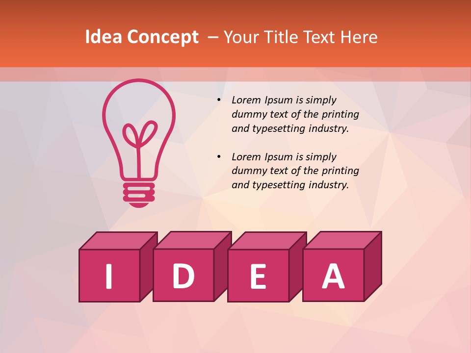 A Colorful Abstract Background With The Words Name Of Presentation Company Name PowerPoint Template