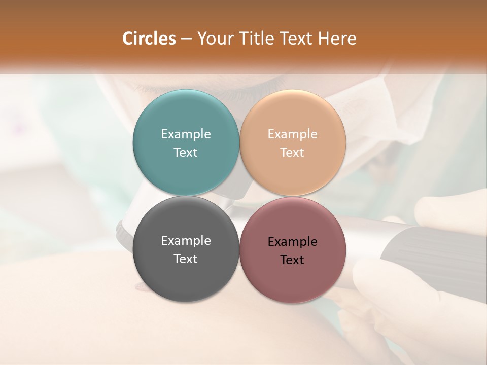 A Woman Getting Her Skin Done With A Machine PowerPoint Template