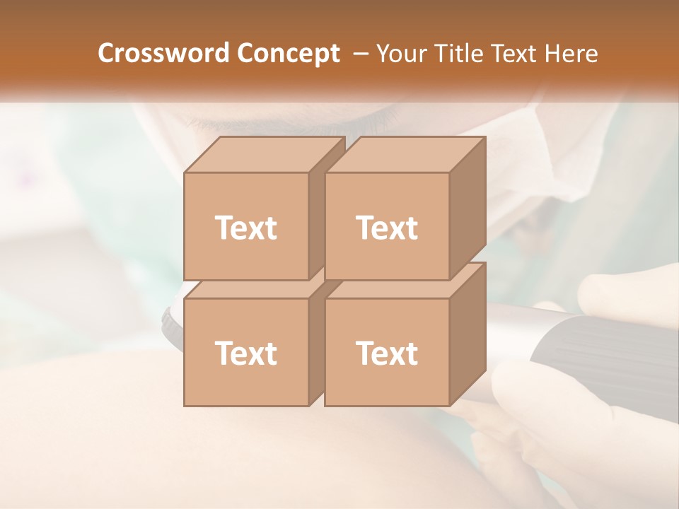 A Woman Getting Her Skin Done With A Machine PowerPoint Template