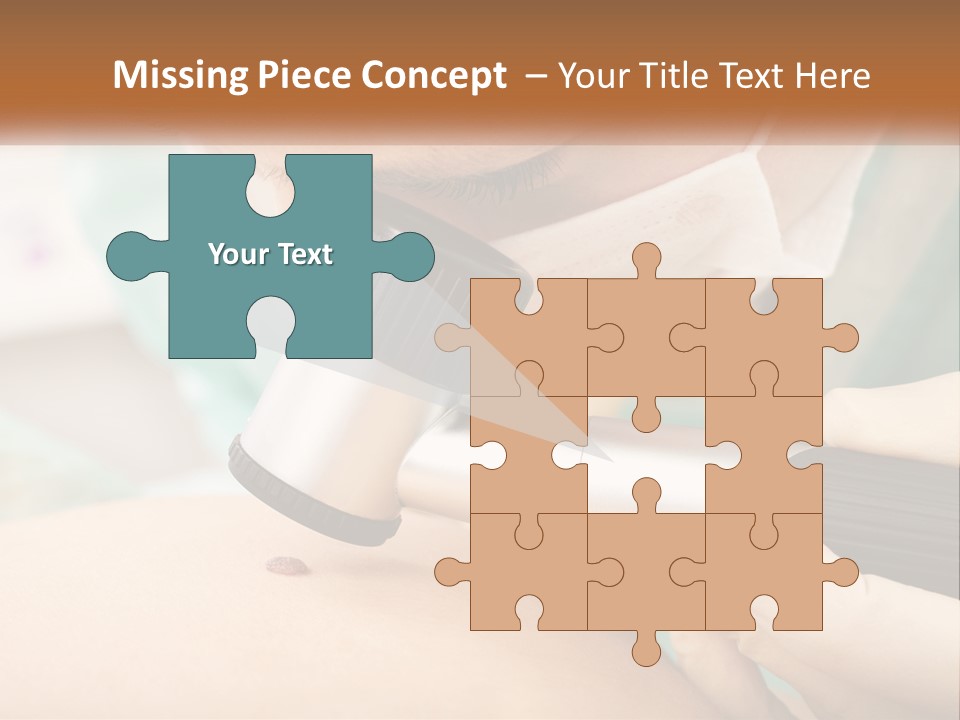 A Woman Getting Her Skin Done With A Machine PowerPoint Template