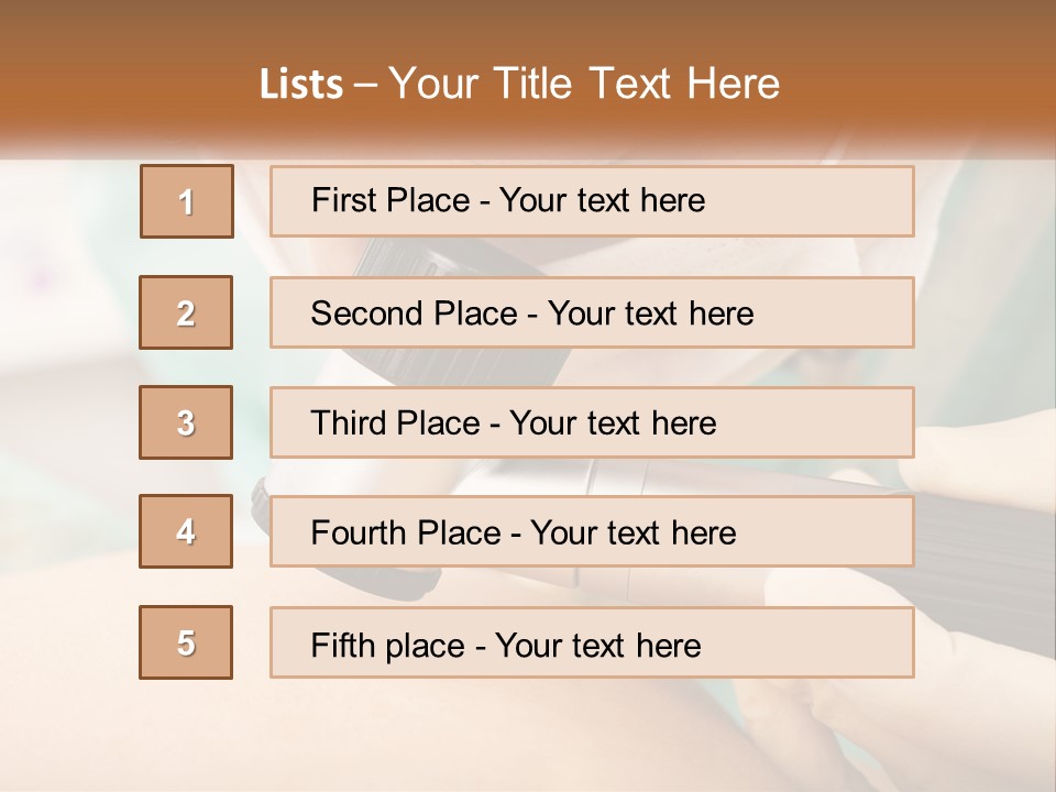 A Woman Getting Her Skin Done With A Machine PowerPoint Template