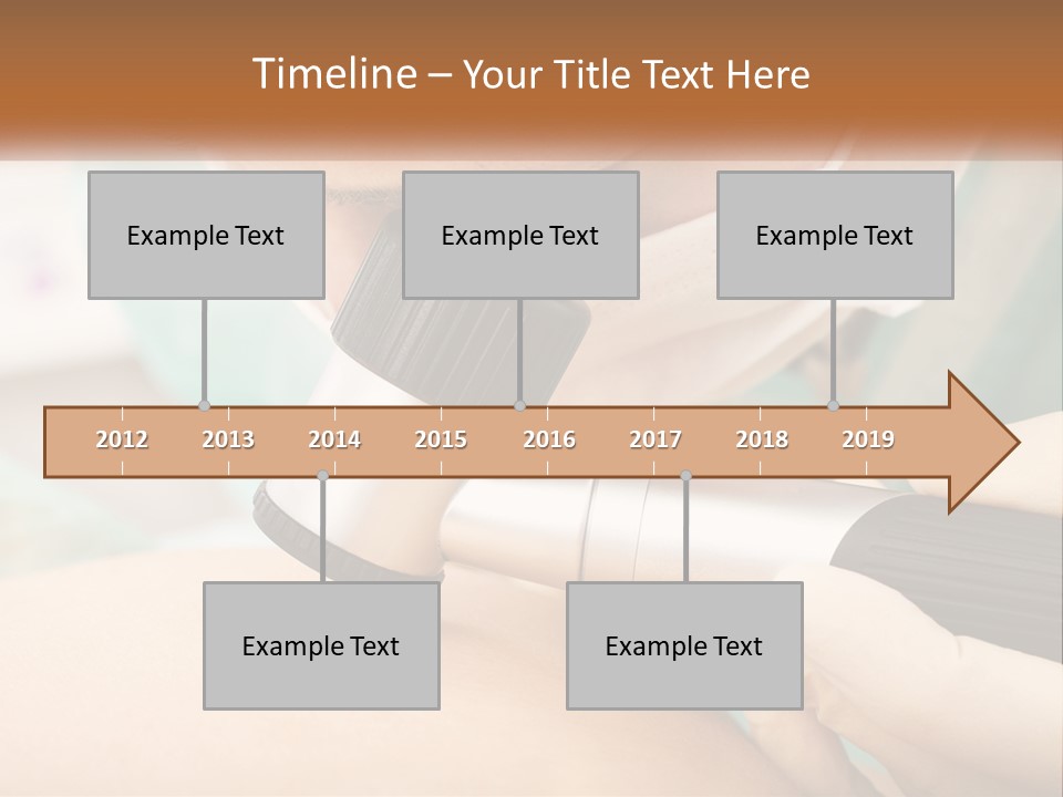 A Woman Getting Her Skin Done With A Machine PowerPoint Template