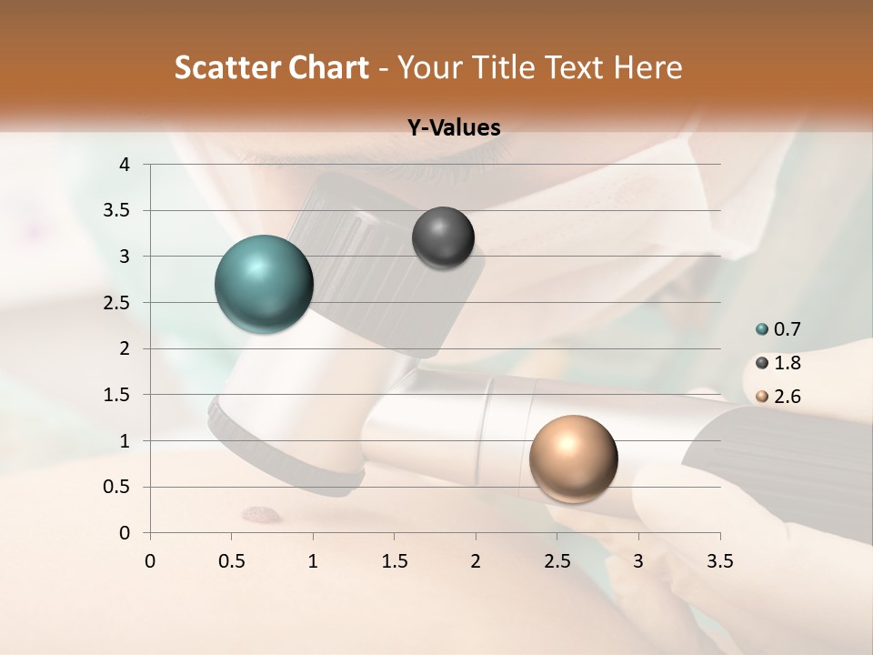 A Woman Getting Her Skin Done With A Machine PowerPoint Template