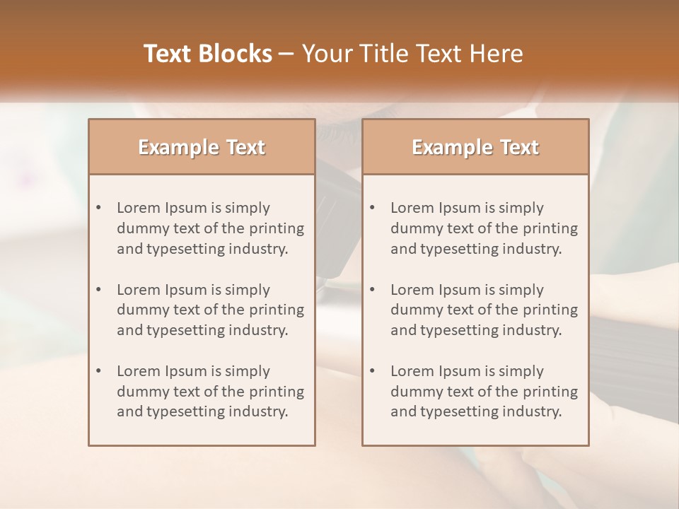 A Woman Getting Her Skin Done With A Machine PowerPoint Template
