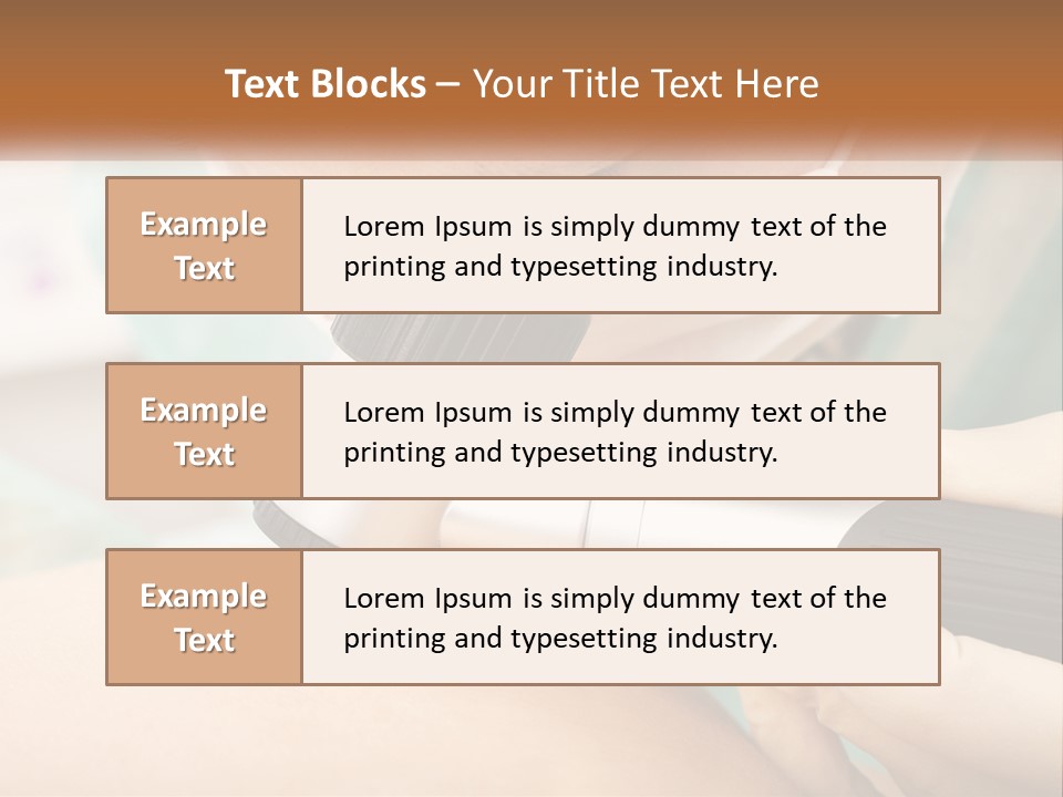 A Woman Getting Her Skin Done With A Machine PowerPoint Template