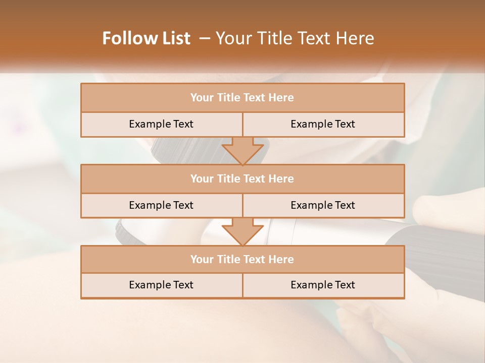 A Woman Getting Her Skin Done With A Machine PowerPoint Template