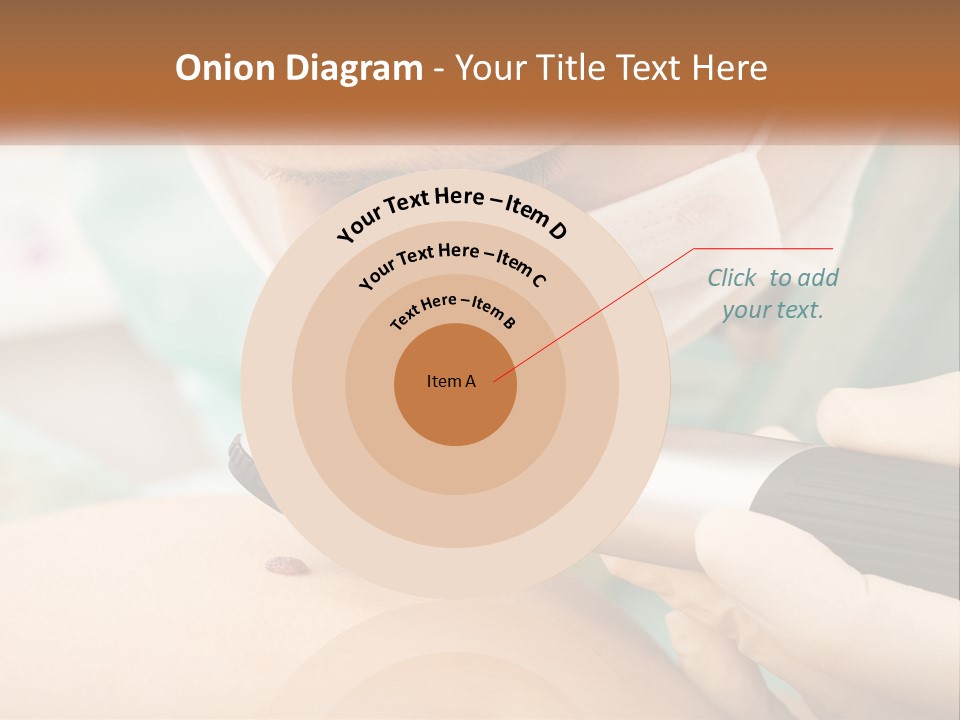 A Woman Getting Her Skin Done With A Machine PowerPoint Template
