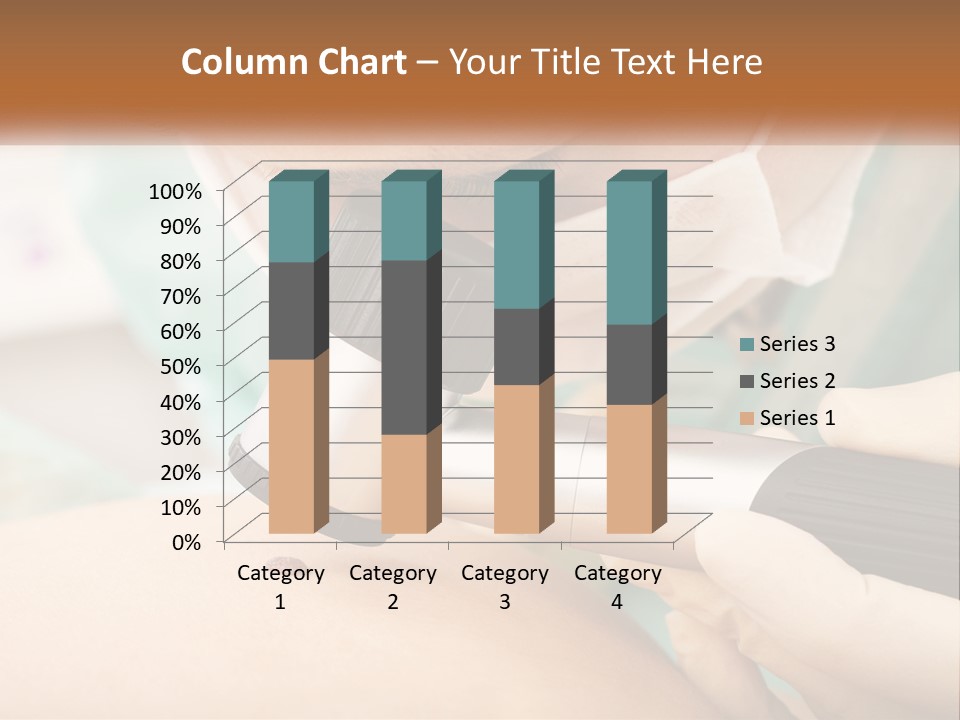 A Woman Getting Her Skin Done With A Machine PowerPoint Template