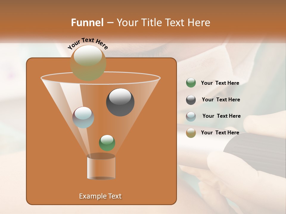 A Woman Getting Her Skin Done With A Machine PowerPoint Template