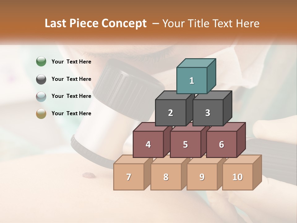 A Woman Getting Her Skin Done With A Machine PowerPoint Template