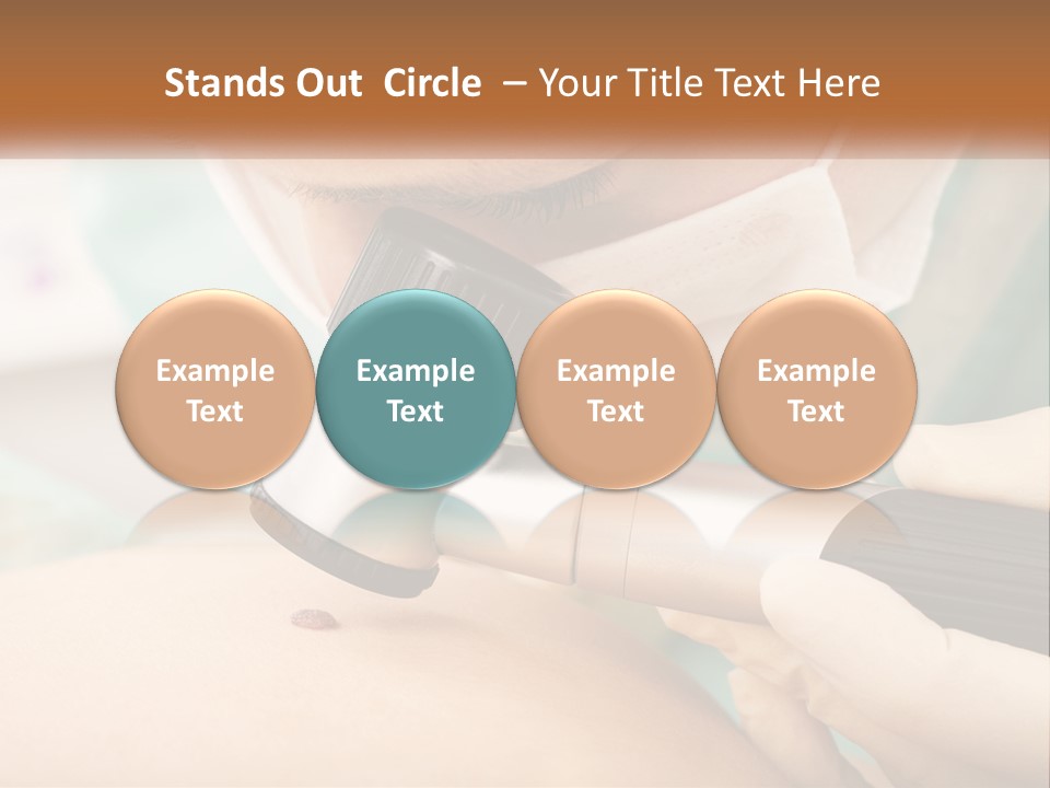 A Woman Getting Her Skin Done With A Machine PowerPoint Template
