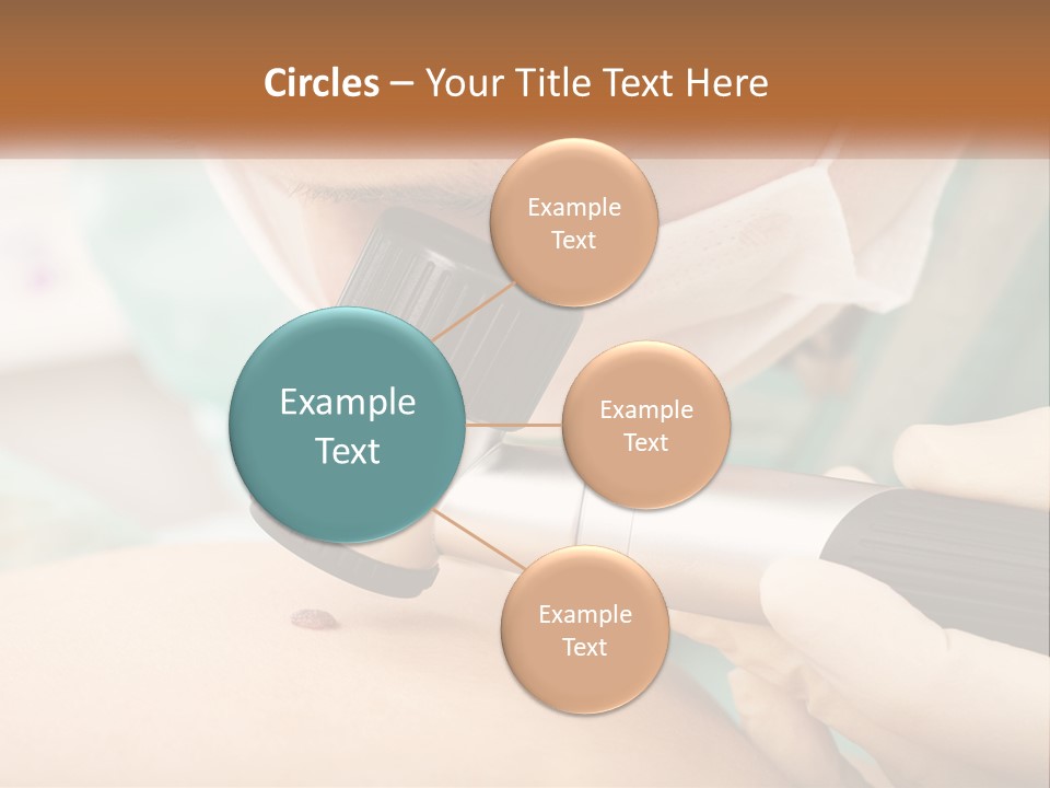 A Woman Getting Her Skin Done With A Machine PowerPoint Template