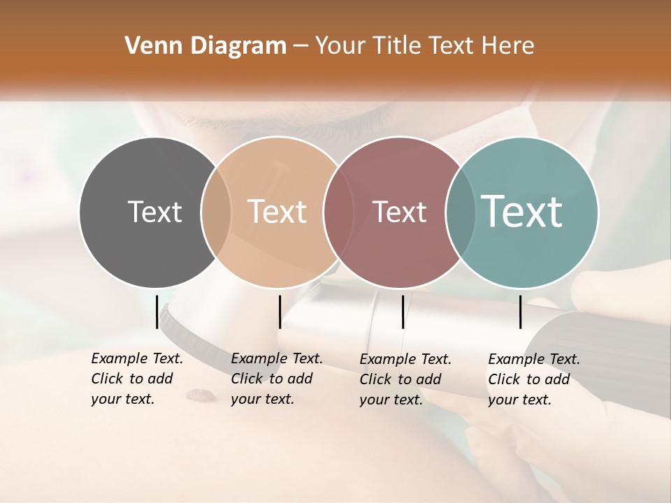 A Woman Getting Her Skin Done With A Machine PowerPoint Template