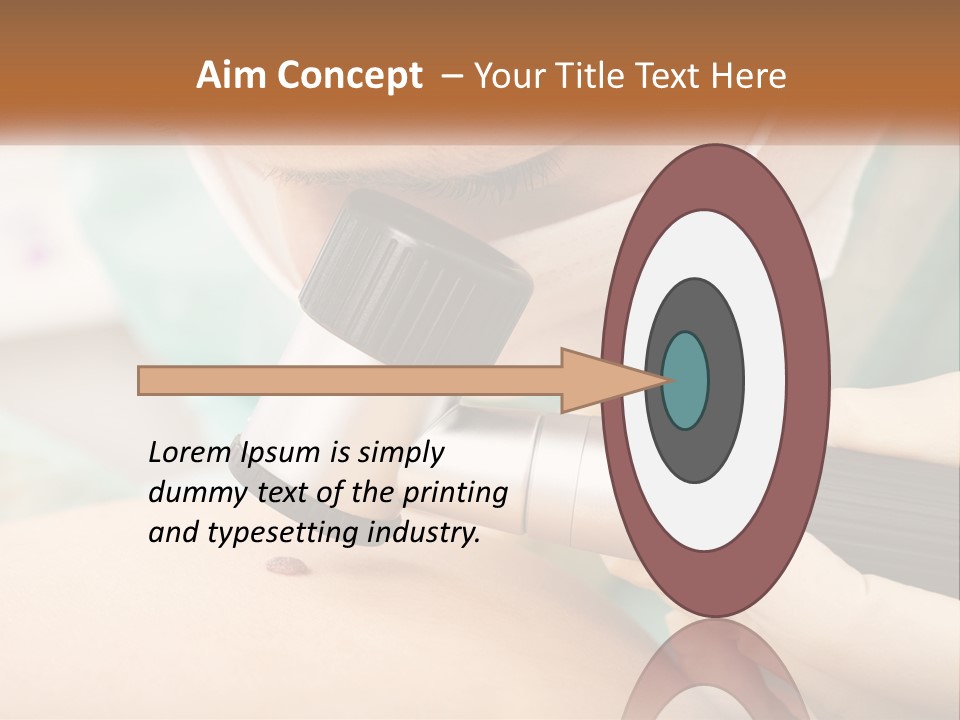 A Woman Getting Her Skin Done With A Machine PowerPoint Template