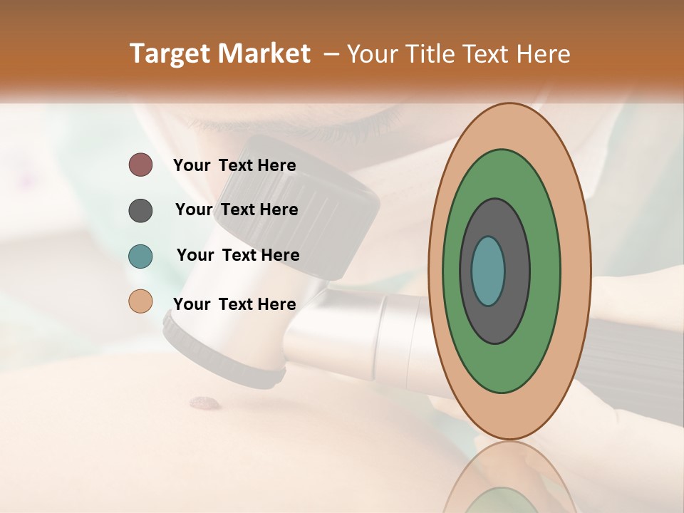 A Woman Getting Her Skin Done With A Machine PowerPoint Template