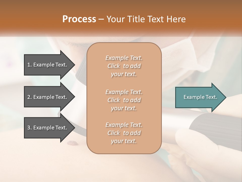 A Woman Getting Her Skin Done With A Machine PowerPoint Template