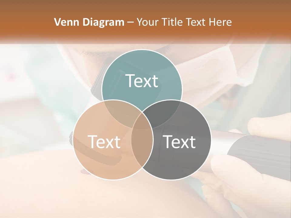 A Woman Getting Her Skin Done With A Machine PowerPoint Template