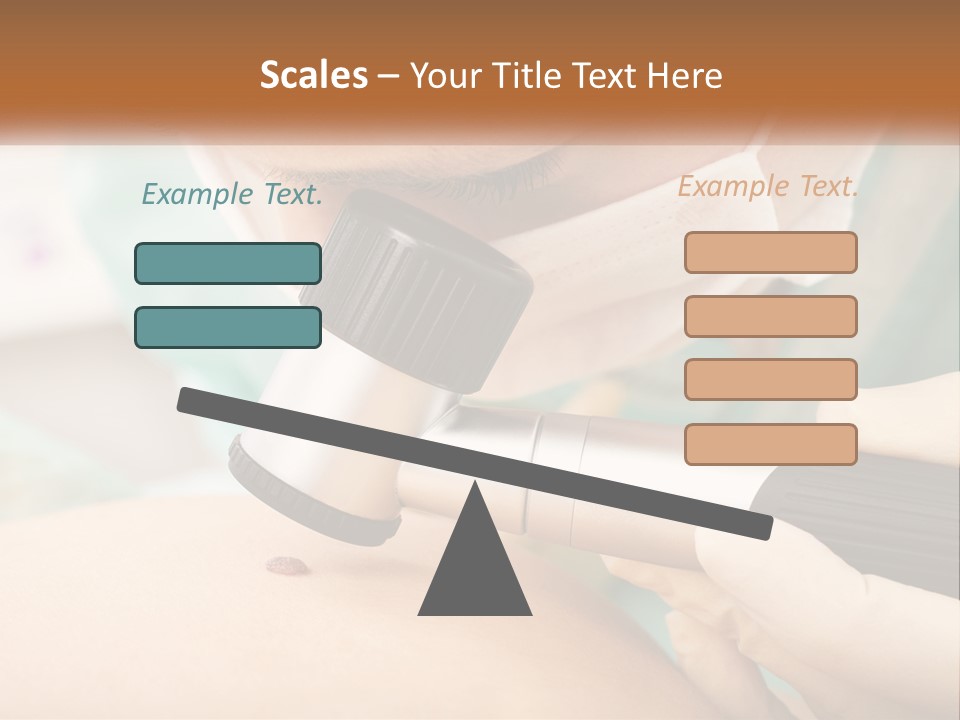 A Woman Getting Her Skin Done With A Machine PowerPoint Template