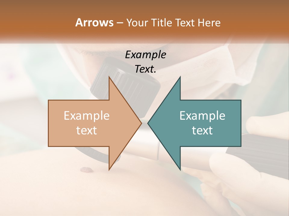 A Woman Getting Her Skin Done With A Machine PowerPoint Template
