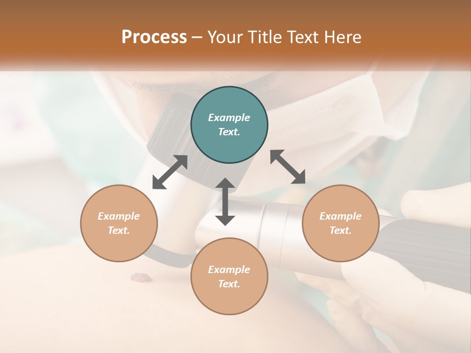 A Woman Getting Her Skin Done With A Machine PowerPoint Template