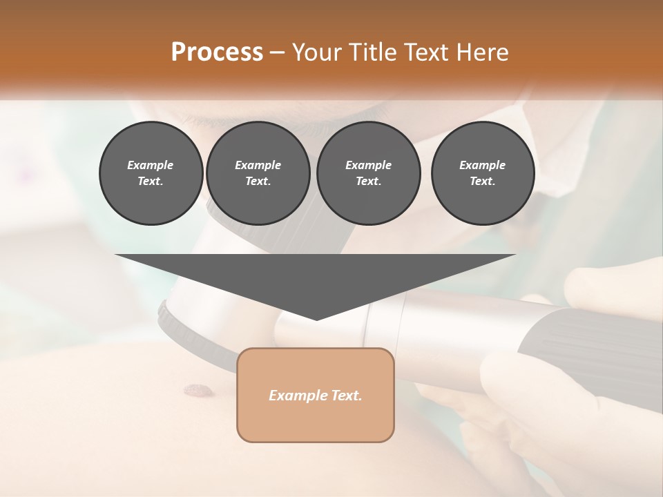 A Woman Getting Her Skin Done With A Machine PowerPoint Template