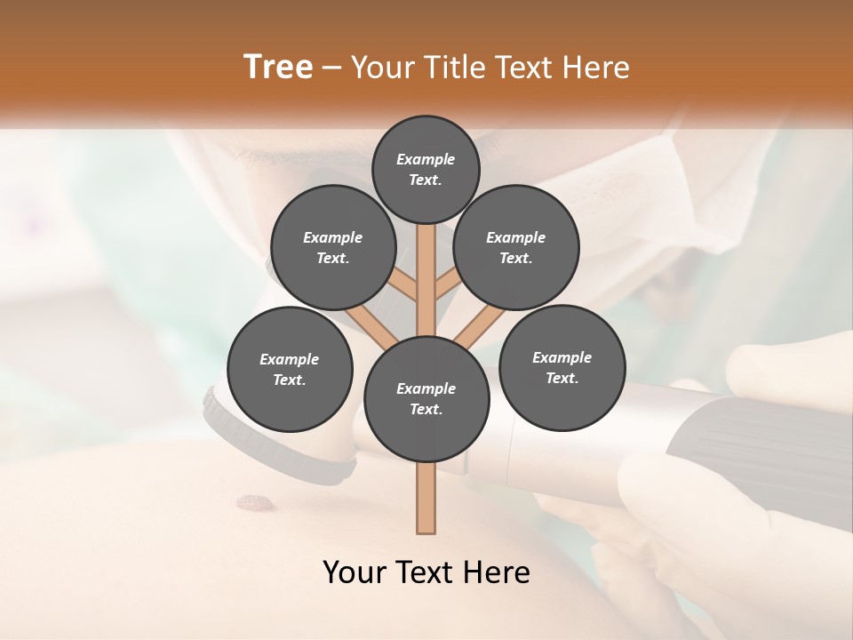 A Woman Getting Her Skin Done With A Machine PowerPoint Template