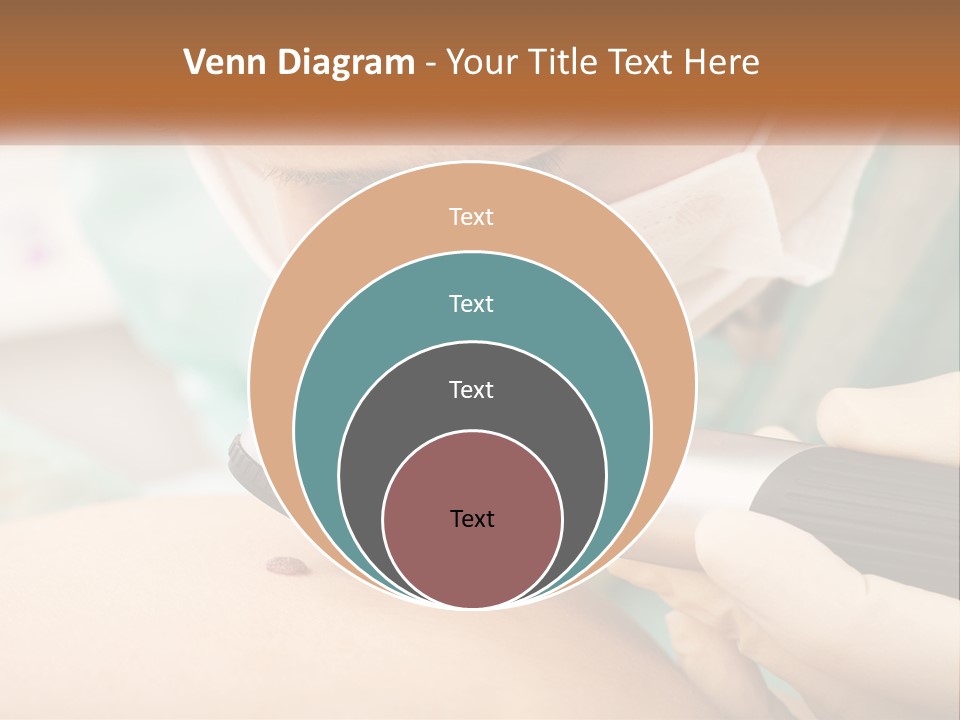 A Woman Getting Her Skin Done With A Machine PowerPoint Template