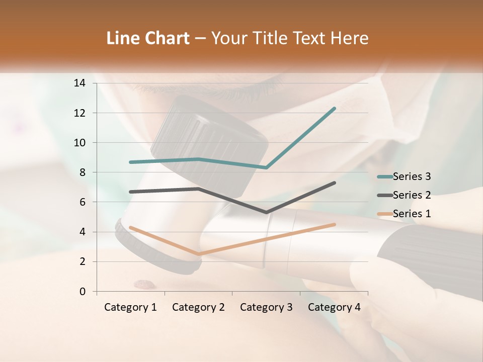 A Woman Getting Her Skin Done With A Machine PowerPoint Template