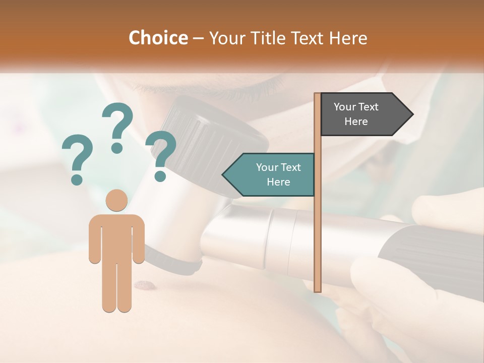 A Woman Getting Her Skin Done With A Machine PowerPoint Template