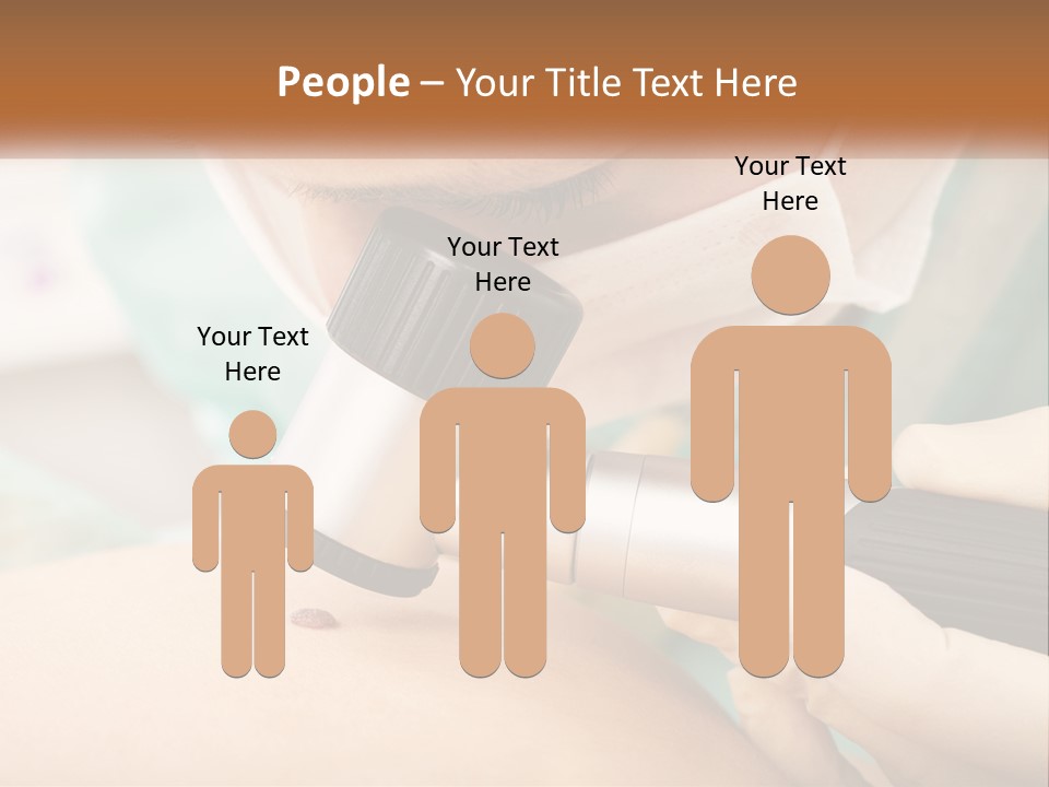 A Woman Getting Her Skin Done With A Machine PowerPoint Template
