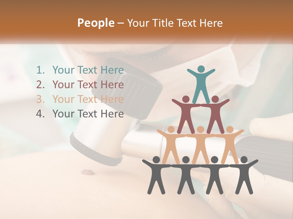 A Woman Getting Her Skin Done With A Machine PowerPoint Template