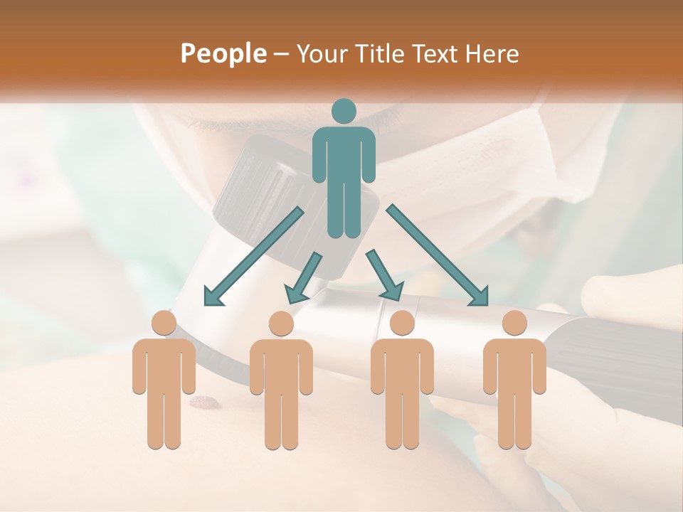 A Woman Getting Her Skin Done With A Machine PowerPoint Template