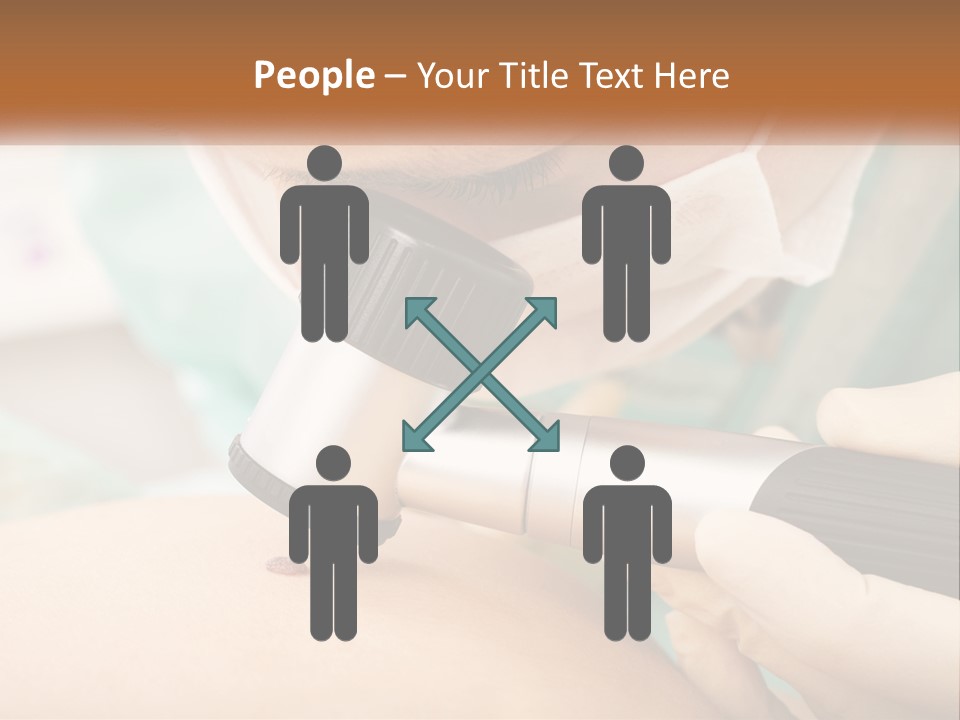 A Woman Getting Her Skin Done With A Machine PowerPoint Template
