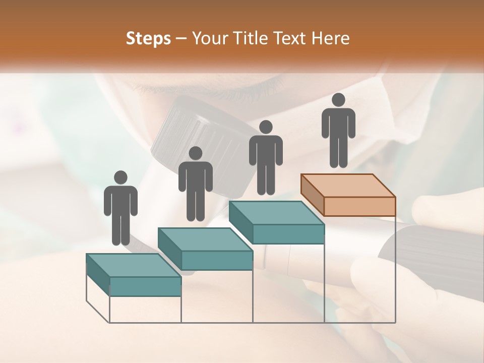 A Woman Getting Her Skin Done With A Machine PowerPoint Template