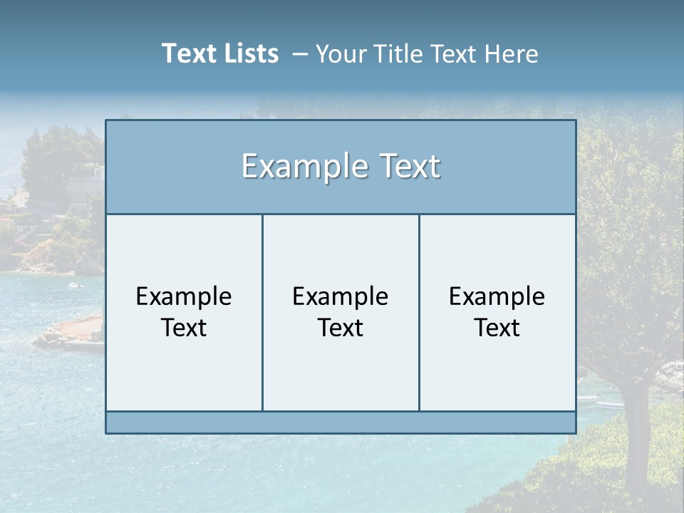 A Lake With Boats In It And A Mountain In The Background PowerPoint Template