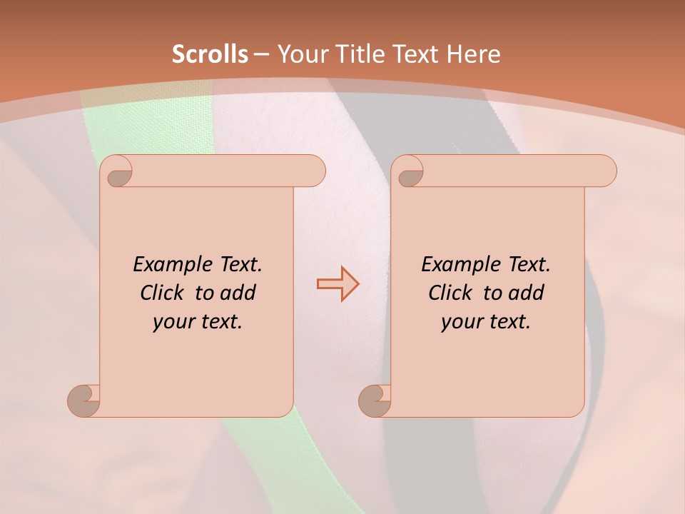 A Woman's Leg With A Green And Black Strip On It PowerPoint Template