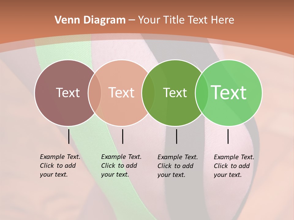 A Woman's Leg With A Green And Black Strip On It PowerPoint Template