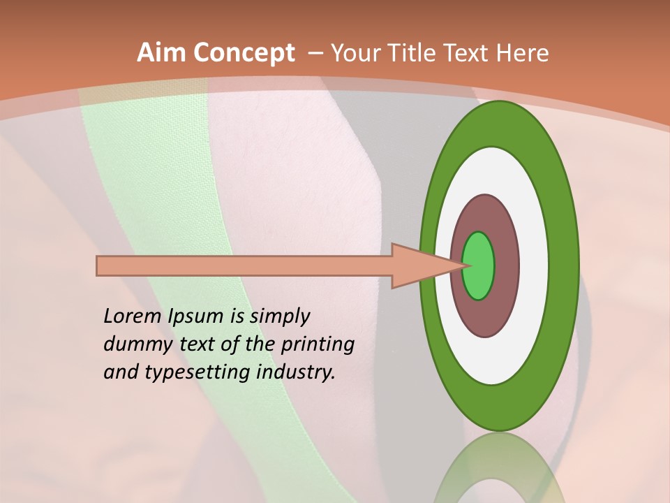 A Woman's Leg With A Green And Black Strip On It PowerPoint Template