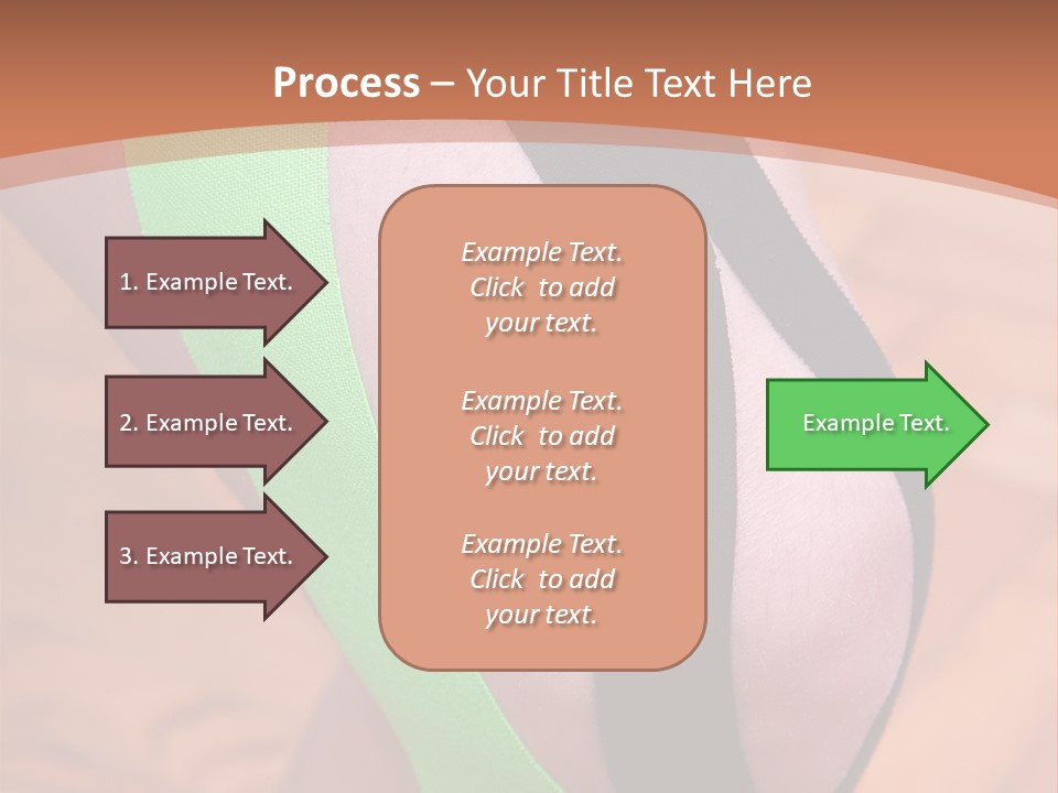 A Woman's Leg With A Green And Black Strip On It PowerPoint Template