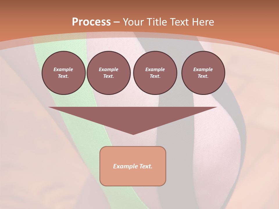 A Woman's Leg With A Green And Black Strip On It PowerPoint Template