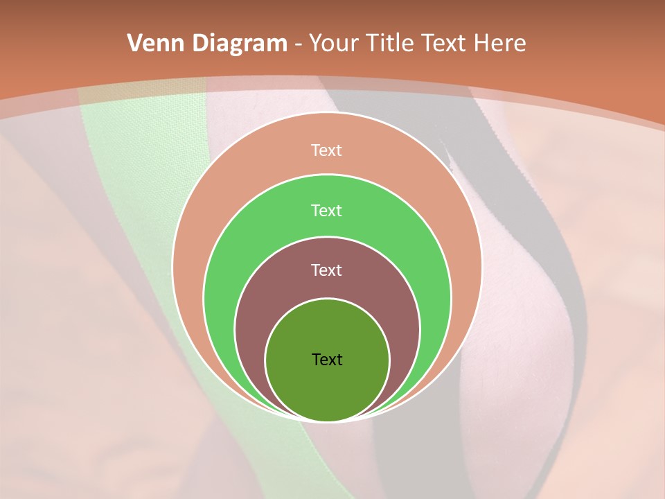 A Woman's Leg With A Green And Black Strip On It PowerPoint Template