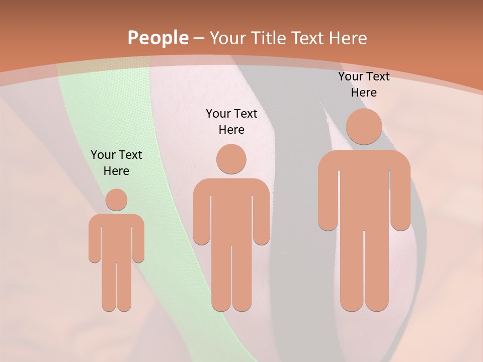 A Woman's Leg With A Green And Black Strip On It PowerPoint Template