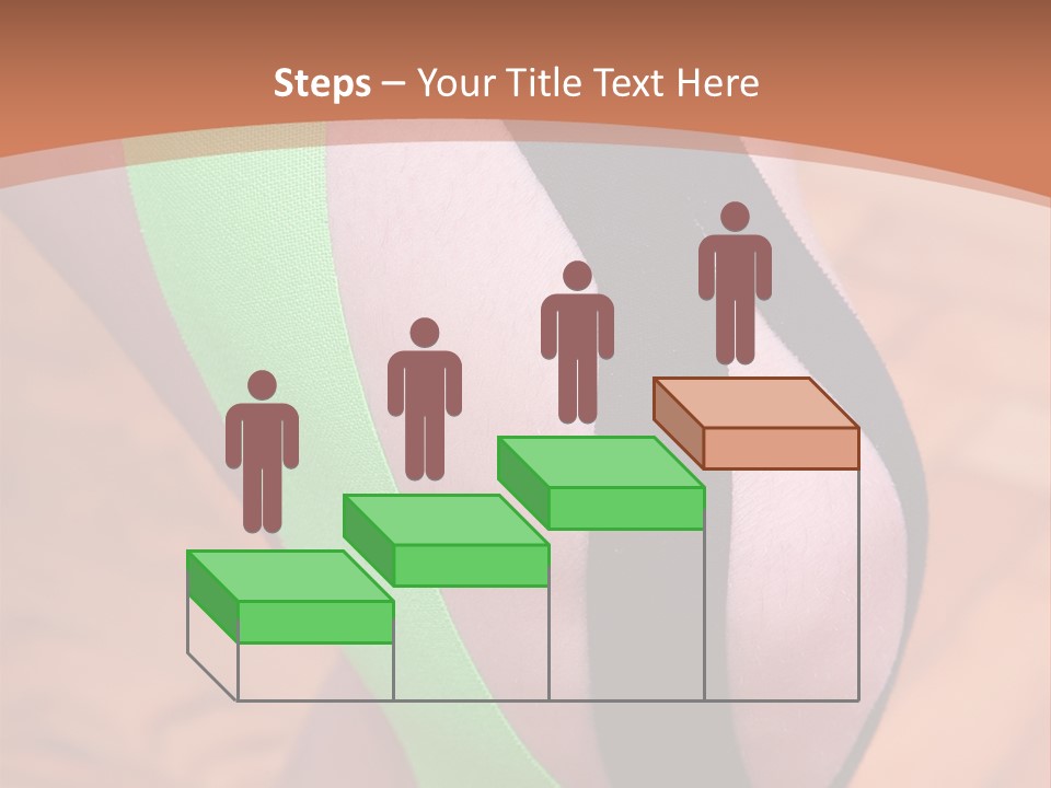 A Woman's Leg With A Green And Black Strip On It PowerPoint Template